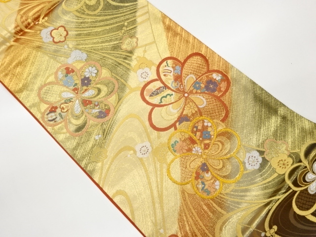 JAPANESE FUKURO OBI / WOVEN UME